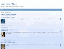 Tablet Screenshot of gumonmyshoe.com